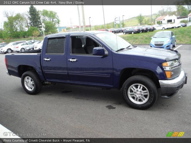 Navy Blue / Ebony 2012 GMC Canyon SLE Crew Cab 4x4
