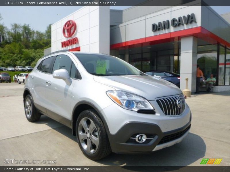 Quicksilver Metallic / Ebony 2014 Buick Encore Convenience AWD