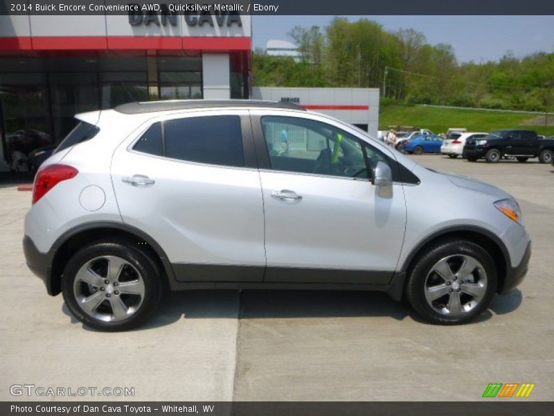Quicksilver Metallic / Ebony 2014 Buick Encore Convenience AWD