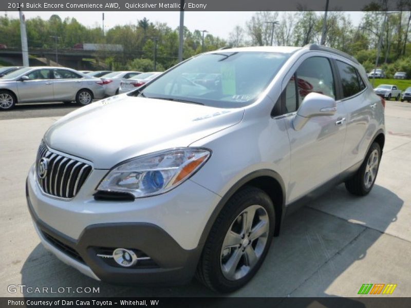 Quicksilver Metallic / Ebony 2014 Buick Encore Convenience AWD