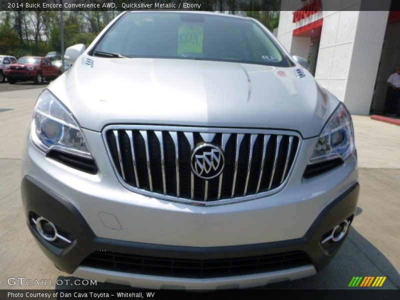 Quicksilver Metallic / Ebony 2014 Buick Encore Convenience AWD