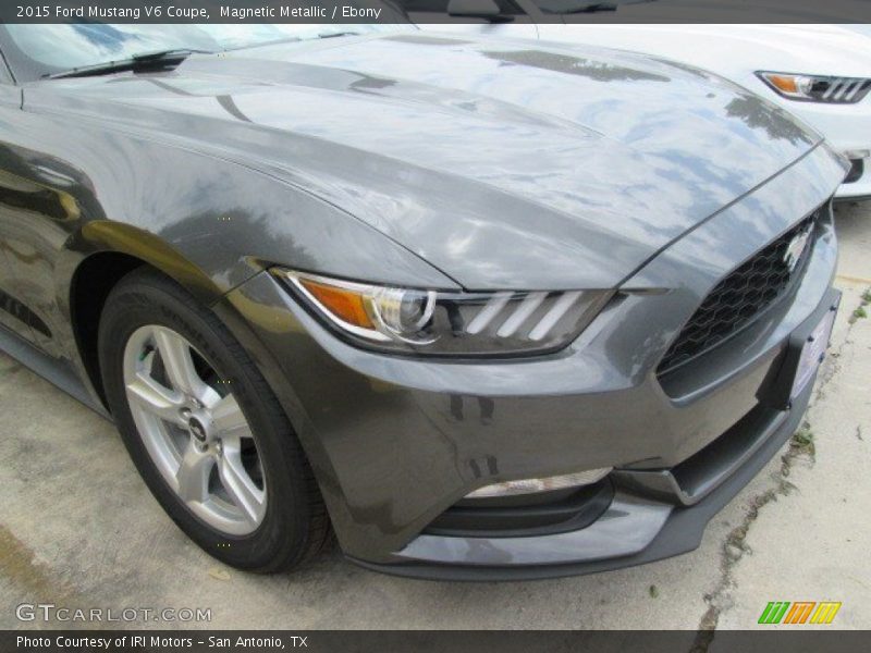 Magnetic Metallic / Ebony 2015 Ford Mustang V6 Coupe