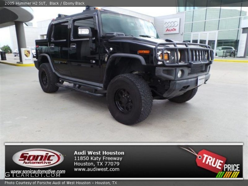 Black / Ebony Black 2005 Hummer H2 SUT