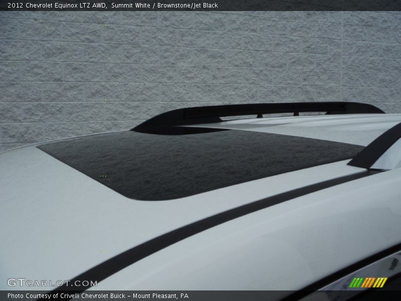 Summit White / Brownstone/Jet Black 2012 Chevrolet Equinox LTZ AWD