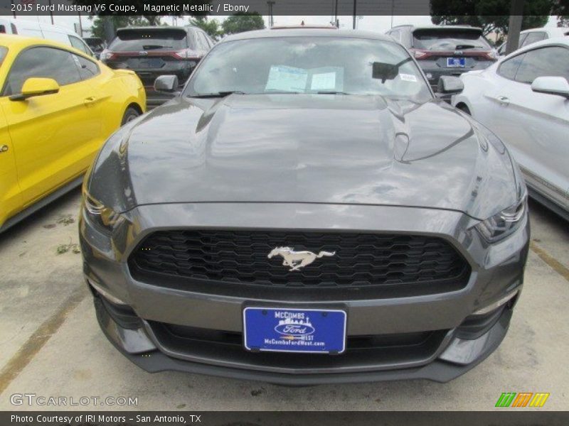 Magnetic Metallic / Ebony 2015 Ford Mustang V6 Coupe