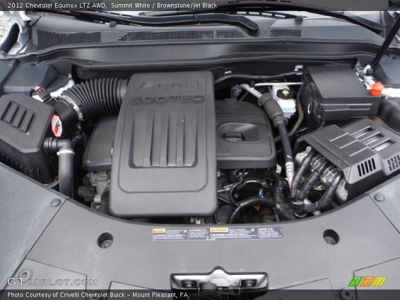Summit White / Brownstone/Jet Black 2012 Chevrolet Equinox LTZ AWD