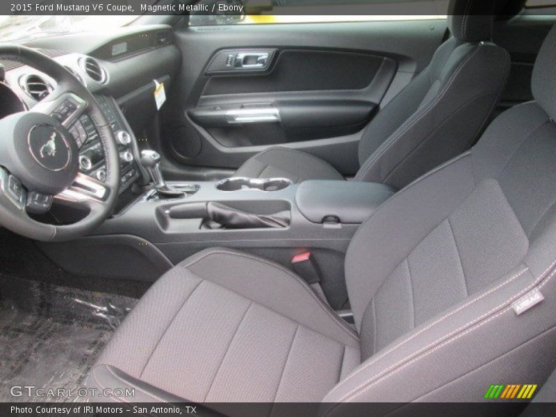 Magnetic Metallic / Ebony 2015 Ford Mustang V6 Coupe