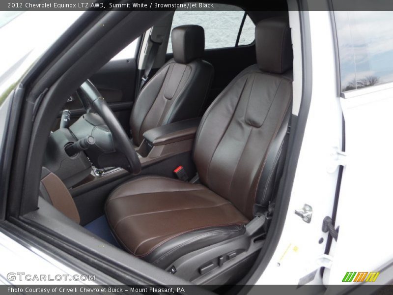 Summit White / Brownstone/Jet Black 2012 Chevrolet Equinox LTZ AWD