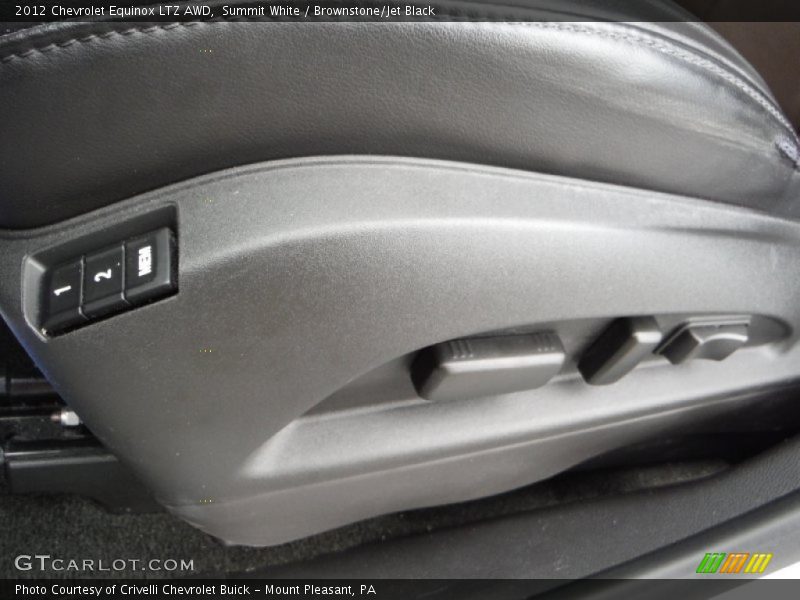 Summit White / Brownstone/Jet Black 2012 Chevrolet Equinox LTZ AWD