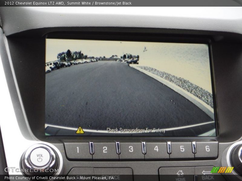 Summit White / Brownstone/Jet Black 2012 Chevrolet Equinox LTZ AWD