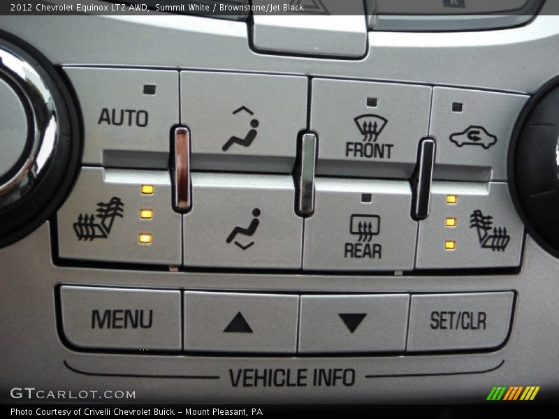 Summit White / Brownstone/Jet Black 2012 Chevrolet Equinox LTZ AWD