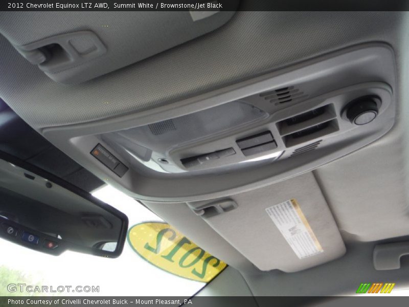 Summit White / Brownstone/Jet Black 2012 Chevrolet Equinox LTZ AWD