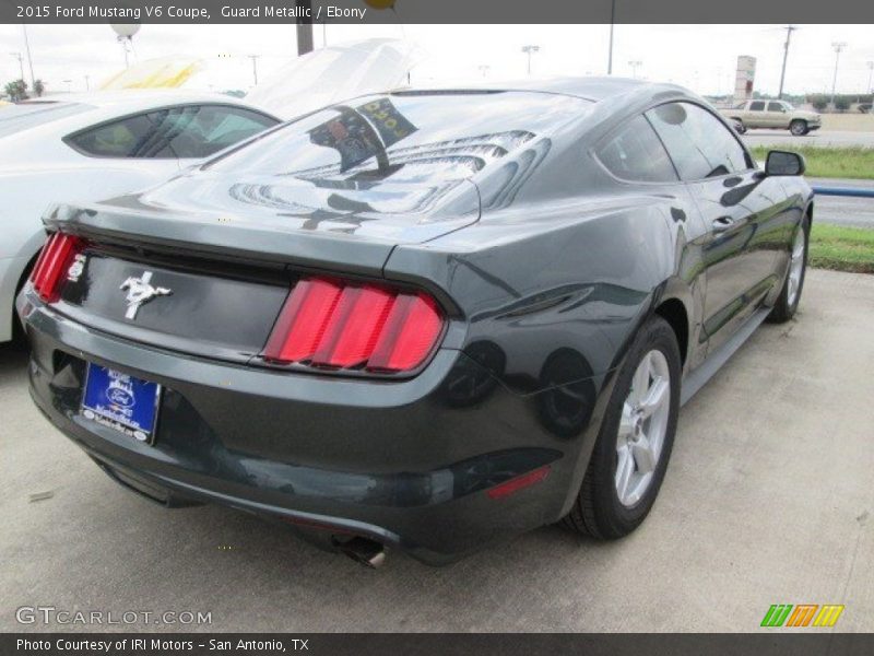 Guard Metallic / Ebony 2015 Ford Mustang V6 Coupe