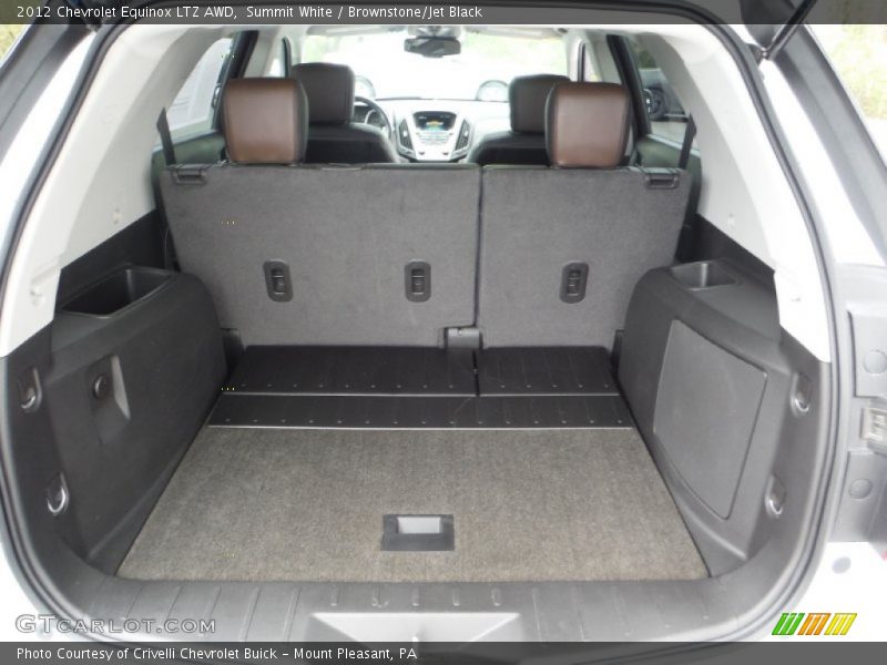 Summit White / Brownstone/Jet Black 2012 Chevrolet Equinox LTZ AWD