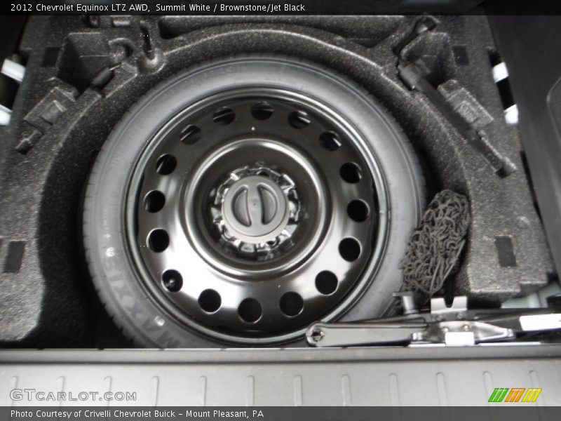 Summit White / Brownstone/Jet Black 2012 Chevrolet Equinox LTZ AWD