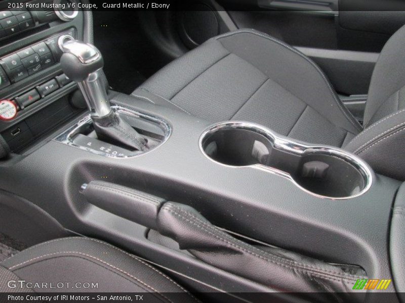 Guard Metallic / Ebony 2015 Ford Mustang V6 Coupe