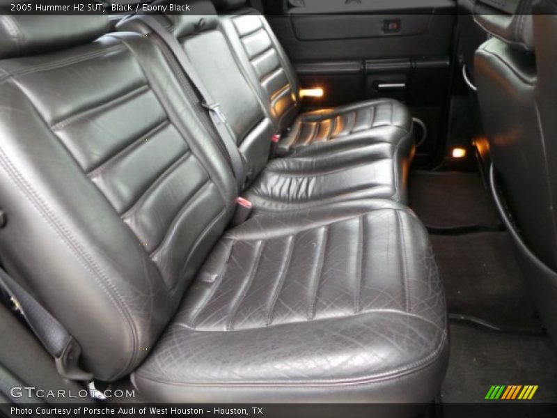 Rear Seat of 2005 H2 SUT