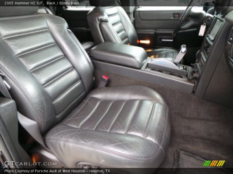 Front Seat of 2005 H2 SUT