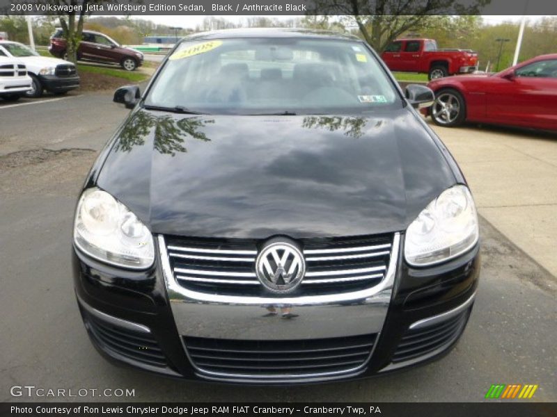 Black / Anthracite Black 2008 Volkswagen Jetta Wolfsburg Edition Sedan