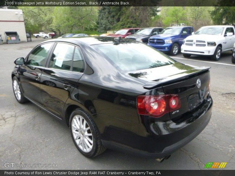 Black / Anthracite Black 2008 Volkswagen Jetta Wolfsburg Edition Sedan
