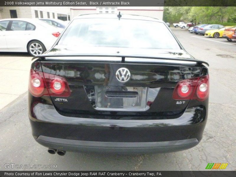 Black / Anthracite Black 2008 Volkswagen Jetta Wolfsburg Edition Sedan