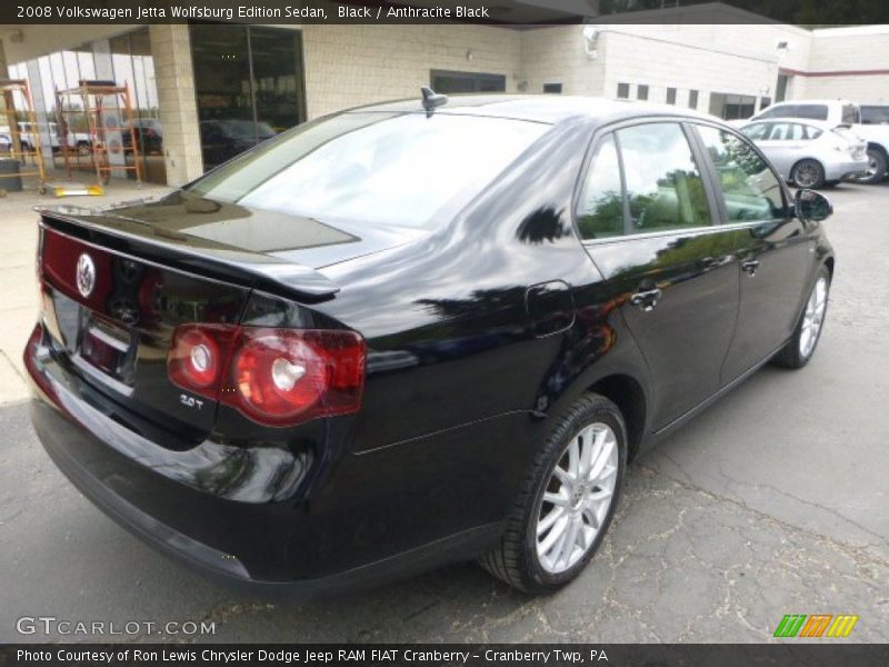 Black / Anthracite Black 2008 Volkswagen Jetta Wolfsburg Edition Sedan