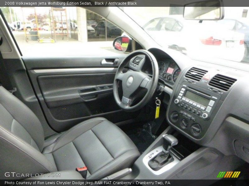 Black / Anthracite Black 2008 Volkswagen Jetta Wolfsburg Edition Sedan