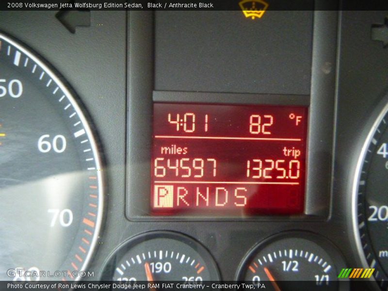 Black / Anthracite Black 2008 Volkswagen Jetta Wolfsburg Edition Sedan