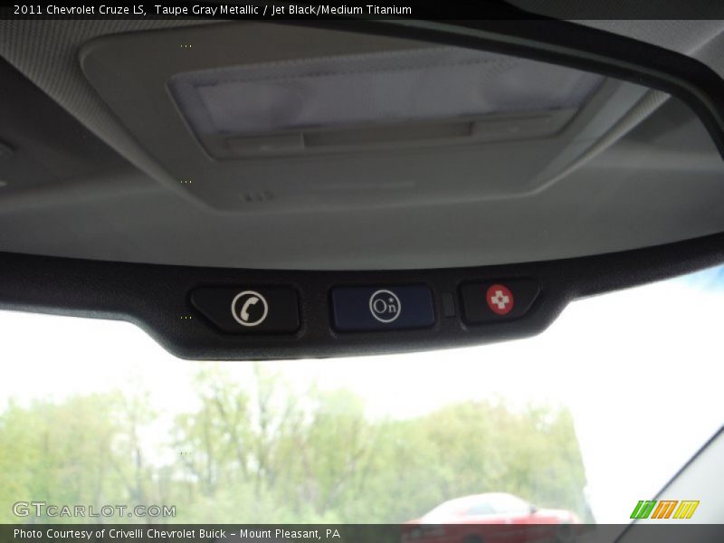 Taupe Gray Metallic / Jet Black/Medium Titanium 2011 Chevrolet Cruze LS