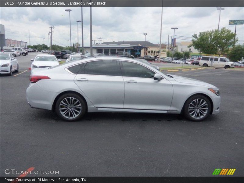 Santiago Silver / Black 2015 Hyundai Genesis 3.8 Sedan