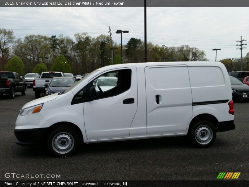 Designer White / Medium Pewter 2015 Chevrolet City Express LS