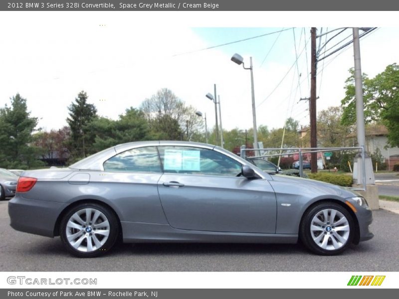 Space Grey Metallic / Cream Beige 2012 BMW 3 Series 328i Convertible