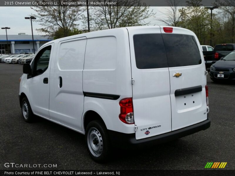 Designer White / Medium Pewter 2015 Chevrolet City Express LS