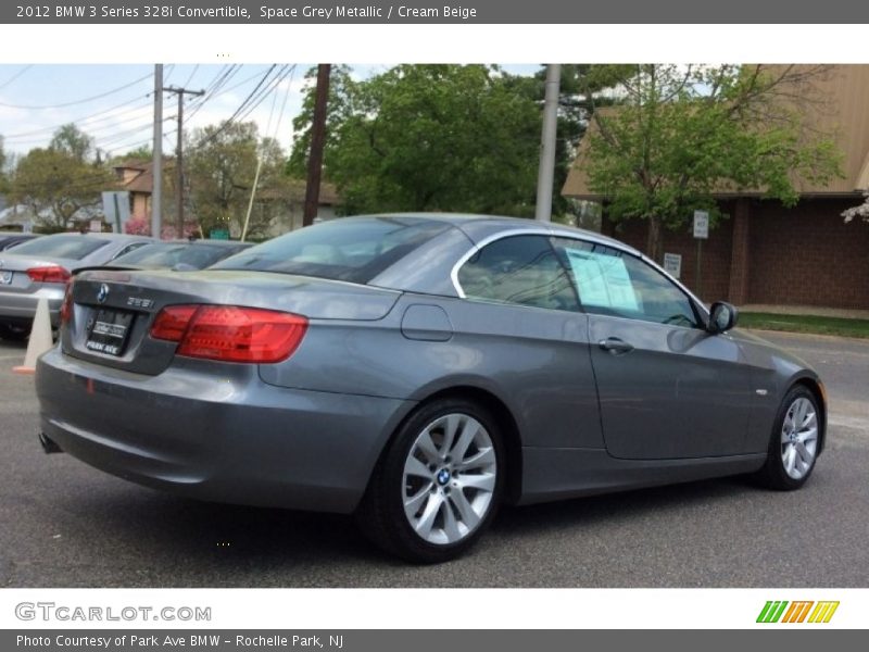 Space Grey Metallic / Cream Beige 2012 BMW 3 Series 328i Convertible