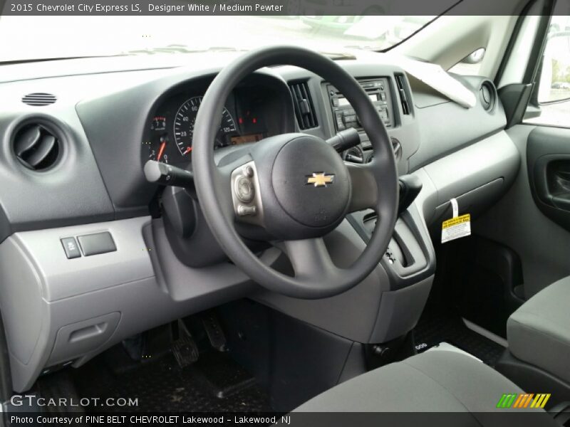 Designer White / Medium Pewter 2015 Chevrolet City Express LS