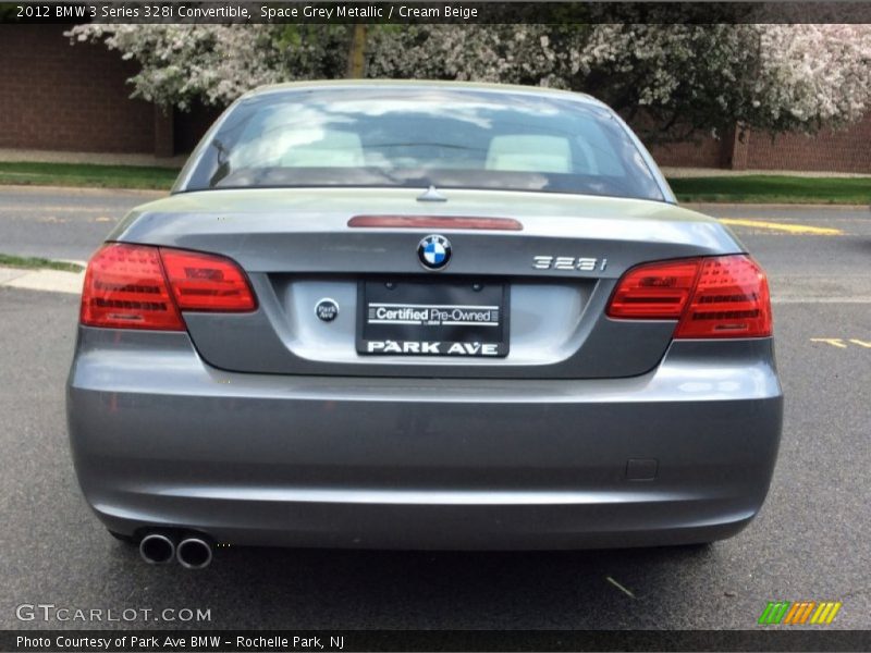 Space Grey Metallic / Cream Beige 2012 BMW 3 Series 328i Convertible