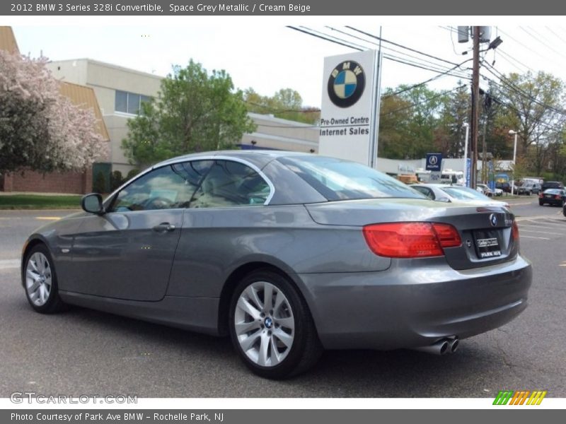 Space Grey Metallic / Cream Beige 2012 BMW 3 Series 328i Convertible