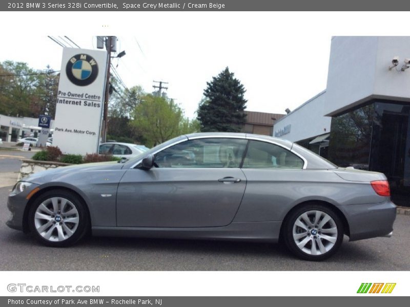 Space Grey Metallic / Cream Beige 2012 BMW 3 Series 328i Convertible