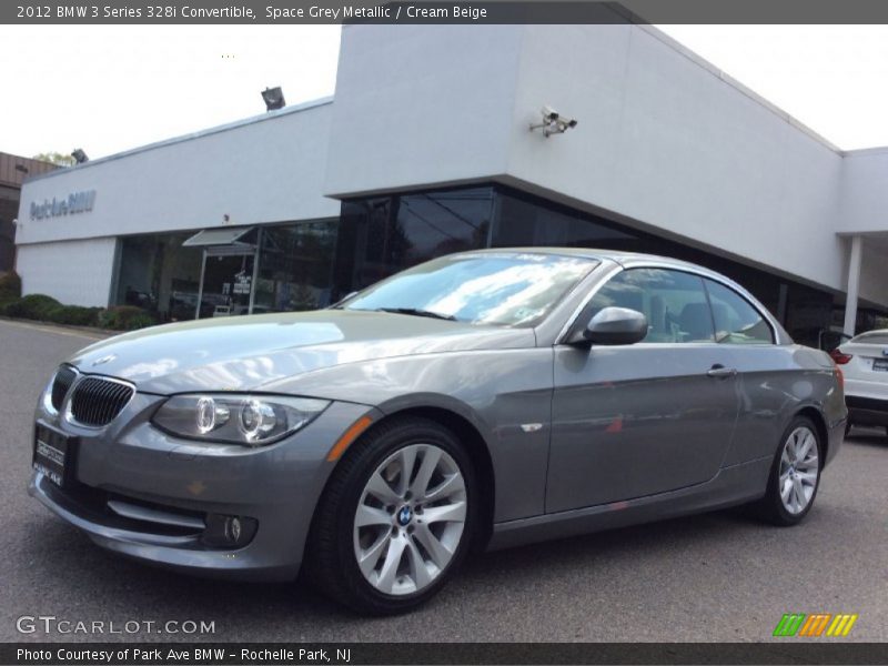 Space Grey Metallic / Cream Beige 2012 BMW 3 Series 328i Convertible