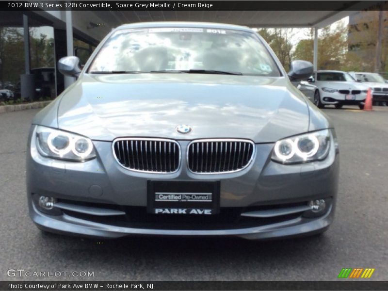 Space Grey Metallic / Cream Beige 2012 BMW 3 Series 328i Convertible