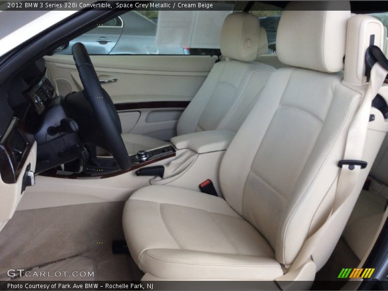 Space Grey Metallic / Cream Beige 2012 BMW 3 Series 328i Convertible
