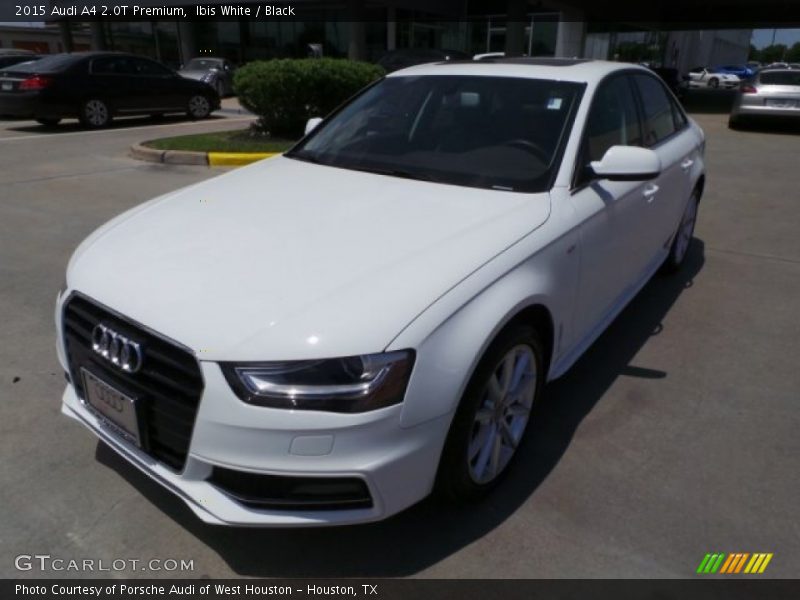 Ibis White / Black 2015 Audi A4 2.0T Premium