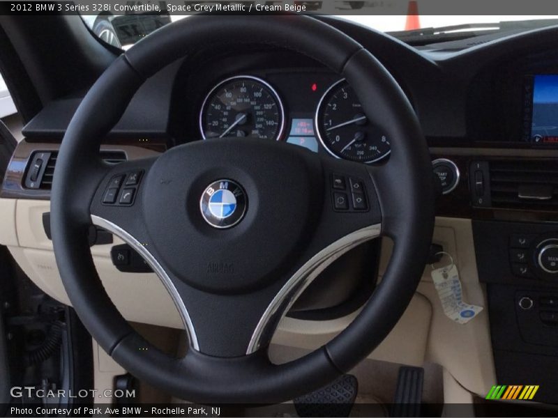 Space Grey Metallic / Cream Beige 2012 BMW 3 Series 328i Convertible