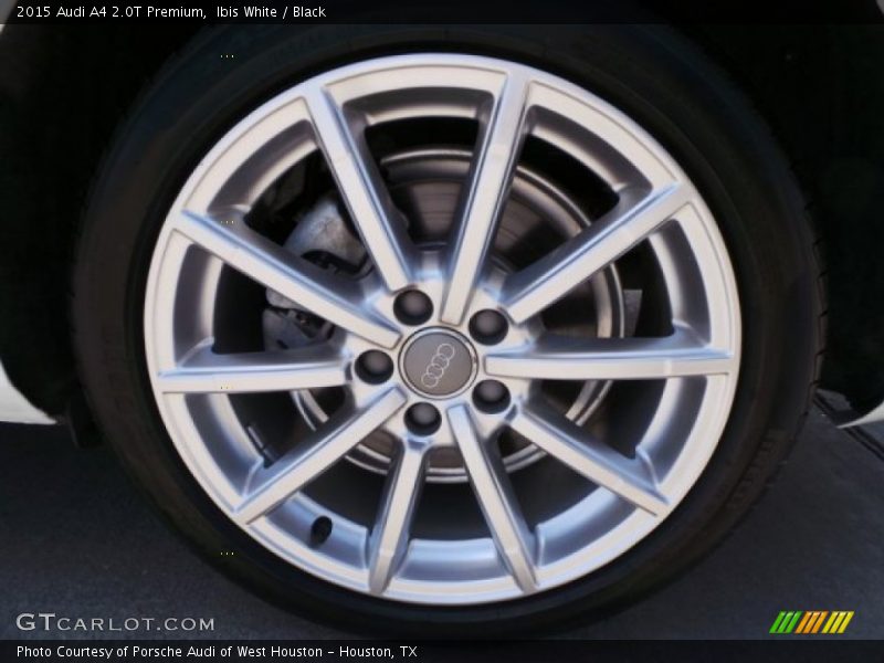 Ibis White / Black 2015 Audi A4 2.0T Premium