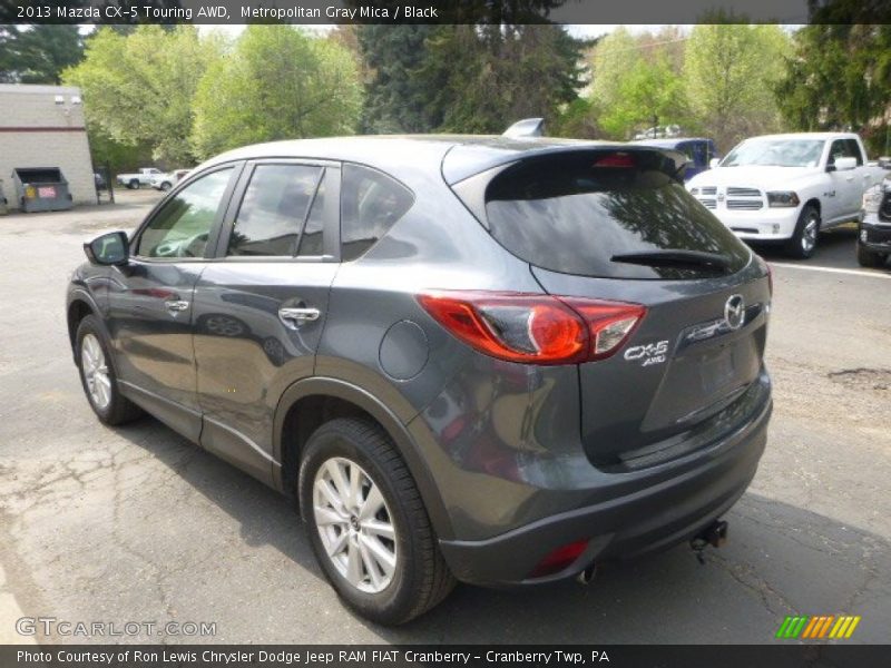 Metropolitan Gray Mica / Black 2013 Mazda CX-5 Touring AWD