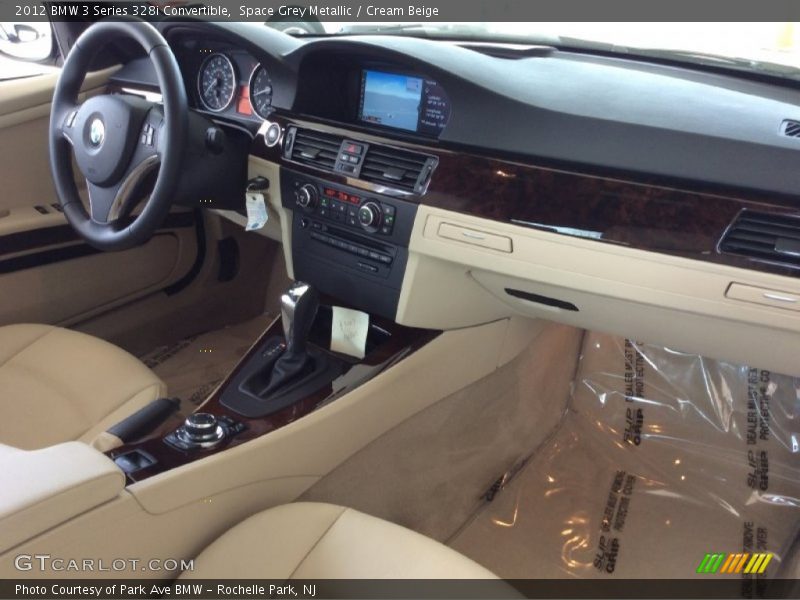 Space Grey Metallic / Cream Beige 2012 BMW 3 Series 328i Convertible