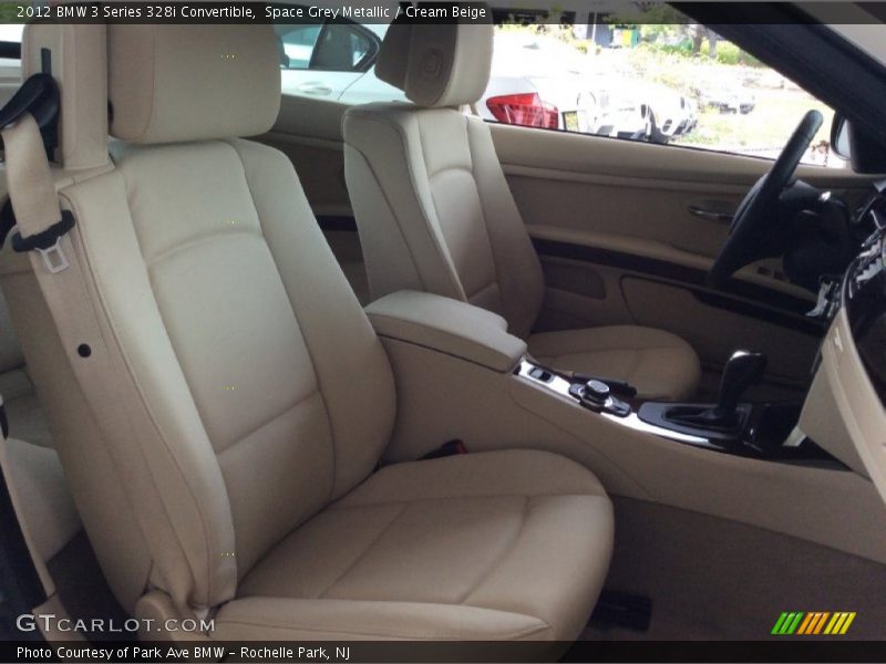 Space Grey Metallic / Cream Beige 2012 BMW 3 Series 328i Convertible
