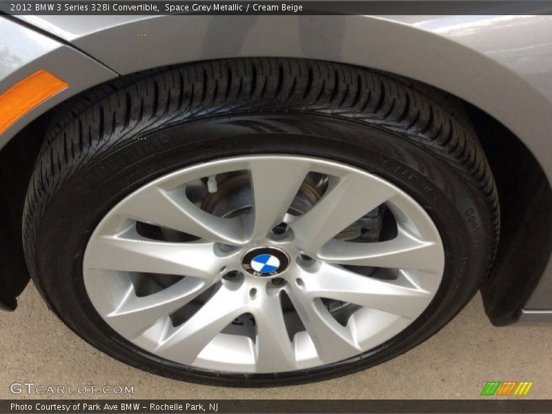 Space Grey Metallic / Cream Beige 2012 BMW 3 Series 328i Convertible