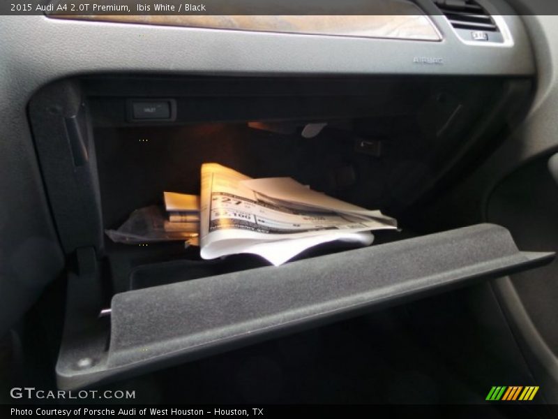 Ibis White / Black 2015 Audi A4 2.0T Premium