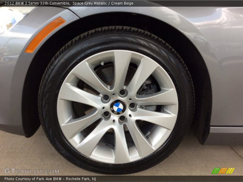 Space Grey Metallic / Cream Beige 2012 BMW 3 Series 328i Convertible